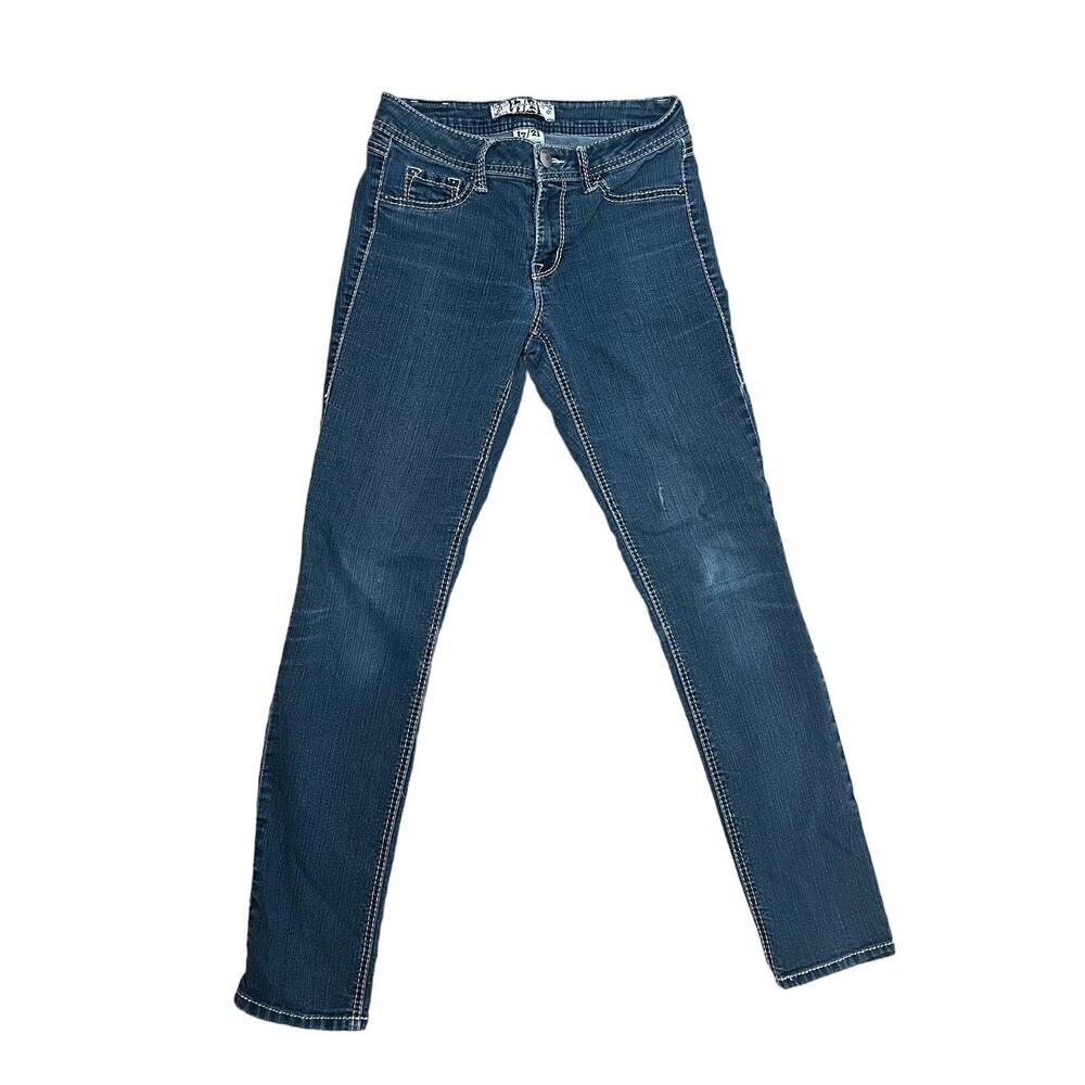 Vintage Y2K 2000s 17/21 Exclusive Denim Women's Jeans Missing Back Button Size 4